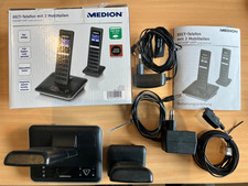 Medion DECT Schnurlostelefon mit Anrufbeantworter  2 Stationen - (MD 83282) LIFE