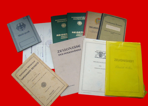 Konvolut dokumente 1familie - konvolut,