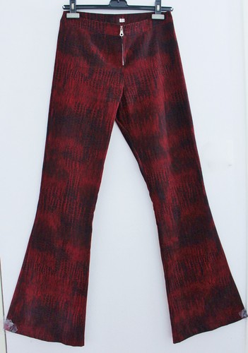 Schlaghose samthose high - schlaghose, waist