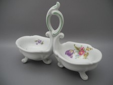 Thomas Porzellan Menage Blumenmuster Saliere Salz Pfeffer Gewürz