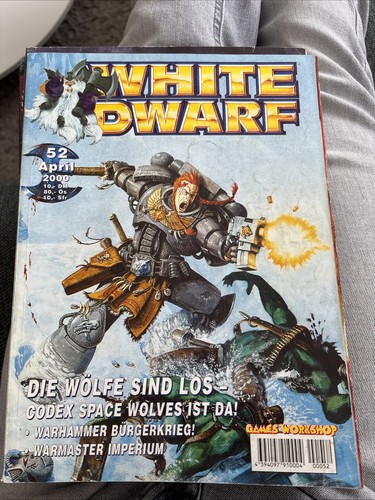 Warhammer white dwarf heft - dwarf,