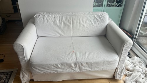 Breites weißes ikea - ca, 2m