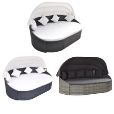 Poly rattan sonneninsel mit - poly,