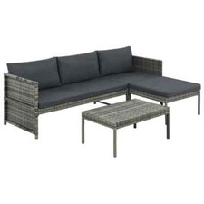 Garten möbel Poly Rattan Sofa Garnitur Garten sofa Sitzgruppe Garten Lounge Set