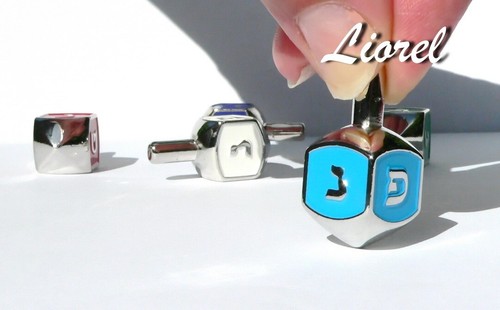 Blau chanukka dreidel süß - blau,