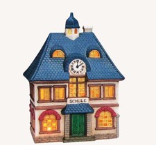 Windlicht Haus Alte Schule aus