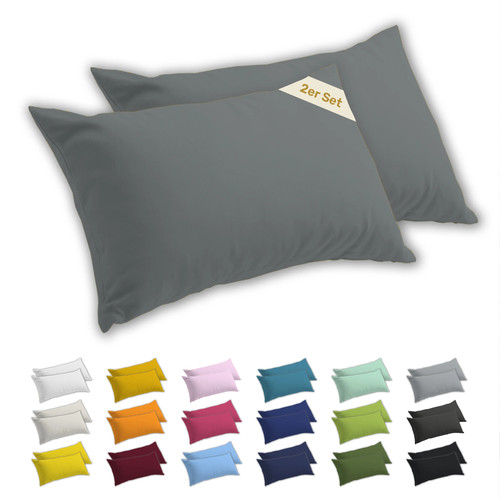 Kissenbezug 2er set jersey - kissenbezug,