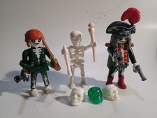 Playmobil 2 Geisterpiraten + 1 Gerippe + Eratzschädel