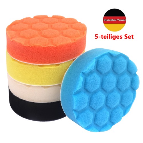 5tlg 6zoll polierteller - 5tlg, 4/5/6zoll