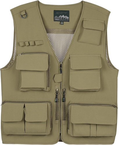 Herren safari weste mit vielen - herren,