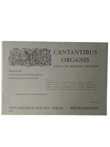 Cantatibus organis sammlung - organis,
