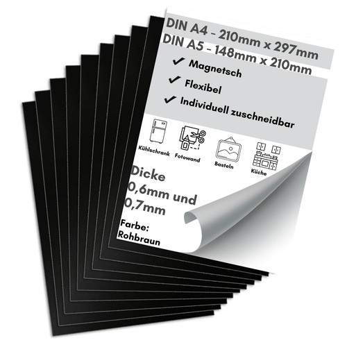 Magnetfolie din 0 - a4/a5, 0,6mm