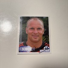 ★Oliver Reck FC Schalke 04 2002/03 Panini Sticker Original Signkert★