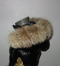 Coyote Pelz Kapuze Kragen Echt