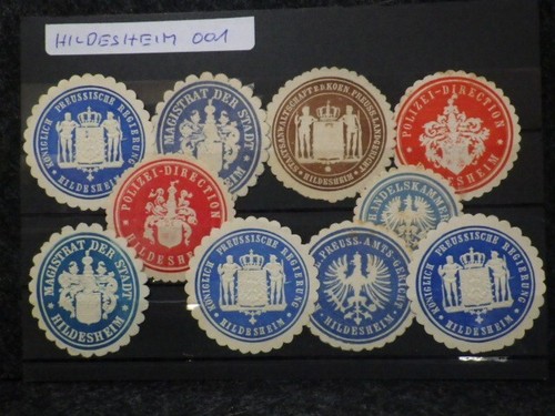 Seltene siegelmarken stück - siegelmarken, 10