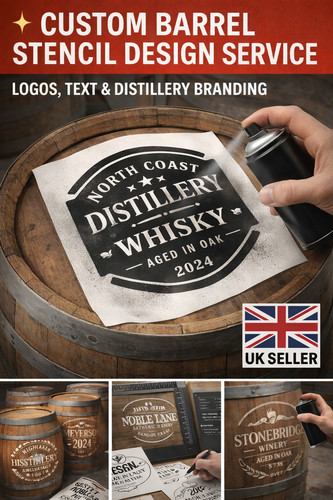 Custom barrel stencil create - custom,