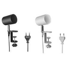 Klemmleuchte WAIKA, Schalter, schwarz matt, 1x GU10 max. 15W