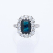 Diamanten Saphir Ring 3,00 ct