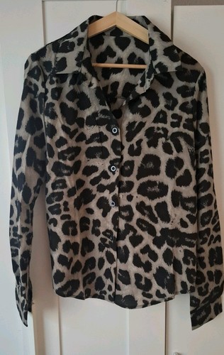 Bluse hemd damen leopard s - hemd,