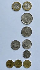 10 Münzen Frankreich 2x10 /