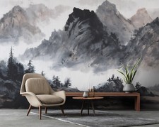 Fototapete Gebirge Natur Weiß