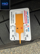 Reifenprofilmesser Auto PKW 0-20mm Werkzeug Profiltiefen Messgerät Tiefenmesser