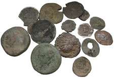 Konvolut Lot 15 Stück unterschiedliche Münzen Antik Römisch ? Griechisch ? #3