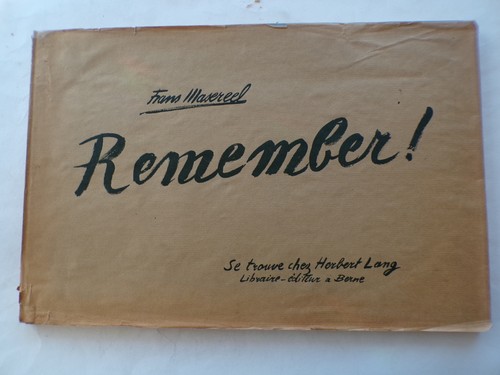 Frans masereel remember - frans,