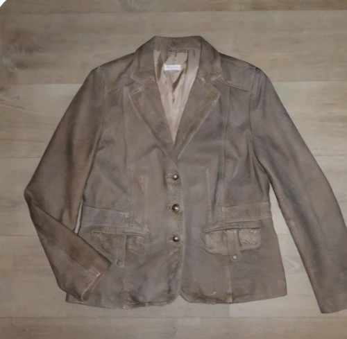 Bonita echt leder jacke blazer - echt,