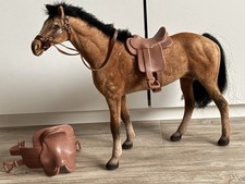 90er Jahre Fliska Pferd Braun