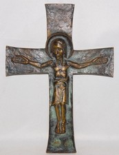 XL Kreuz, Bronze, Jesus, Hans Dinnendahl, Cross, Kruzifix, Religion, Kirche