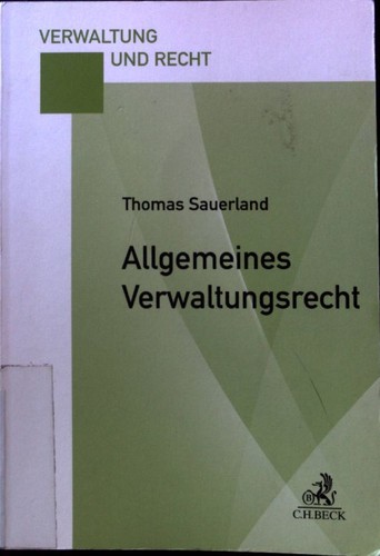 Allgemeines verwaltungsrecht - allgemeines,