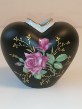 Rosenthal 2568 Vintage 50er Porzellan Vase Herz Rosen