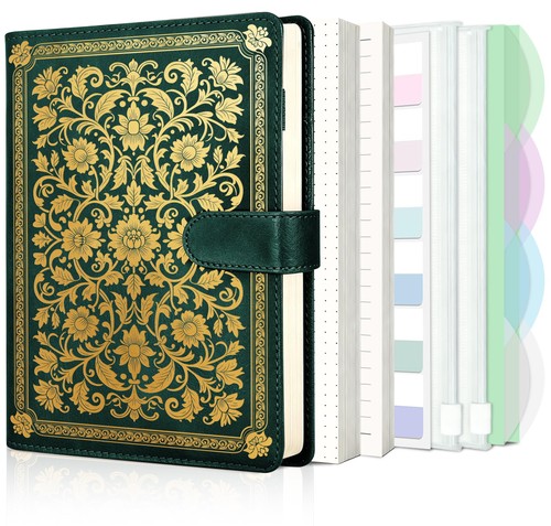 Notizbuch ringbuch leder - notizbuch,