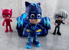 Simba PJ MASK Set mit 3 ORIGINAL Actionfiguren und CAT - CAR - Top Zustand!