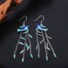 B25 Ohrringe bunte Schwalbe