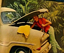 1958 FORD Taunus 12M Weltkugel ROMY FÄHRT NACH AFRIKA Karlsruhe Durlach FOTOS !!