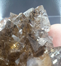 AAA Goethit in Bergkristall, kleine Stufe, ca 80g