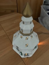 Kirche beleuchtet Deko Weihnachten Haus