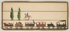 Zinnfiguren Museal · Eisenbahn um 1860 - Sellerie-Bahn ·  Wilke, Grossenhain