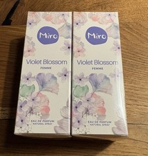 2x, Miro, Violet Blossom, Femme, Eau de Parfum, je 50 ml, NEU, OVP, eingeschw.