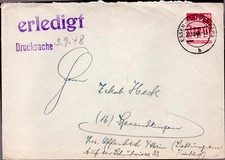 Bauten Brief ESSEN-STOPPENBERG - Sprendlingen - 27.10.1948 mit 20 Pf