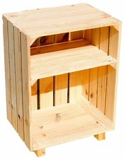 1 x  Nachttisch Natur mit