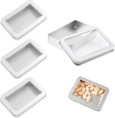 Metalldosen mit deckel 4pcs - metalldosen, deckel,4pcs