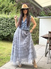 Italy Damen Tüllrock Rock