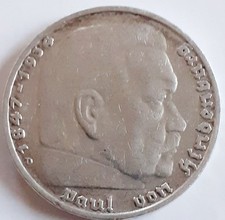 5 Reichsmark Paul v. Hindenburg 1935 D Drittes Reich