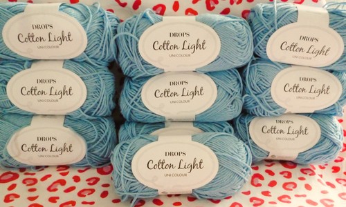 Drops cotton light - drops, *hellblau*
