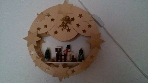 Weihnachtsbogen holz engel - weihnachtsbogen,