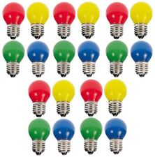20er Set LED Tropfenlampe bunt