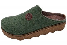 Rohde Filzpantoffel Foggia Hellgrün Clog Hausschuhe 6120-62